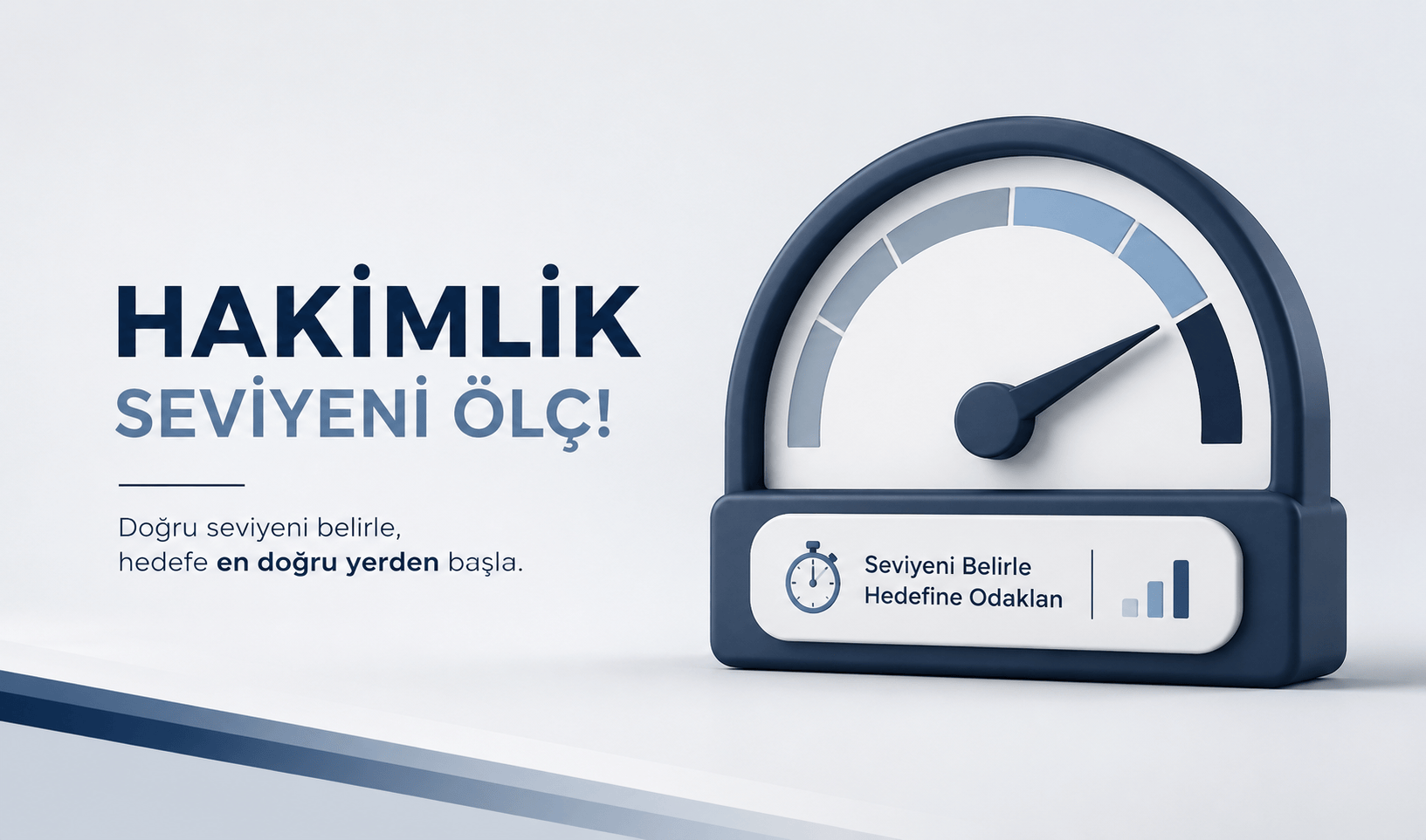 Adli Yargı ve İdari Yargı Seviye Tespit Sınavı.